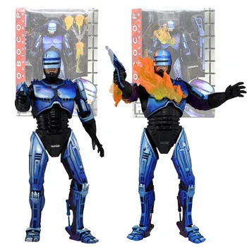 Robocop Figura NECA Robocop VS Terminator Seria 2 Luptă Deteriorat aruncator de flacari Acțiune FigureCollectable Model de Jucărie 18cm