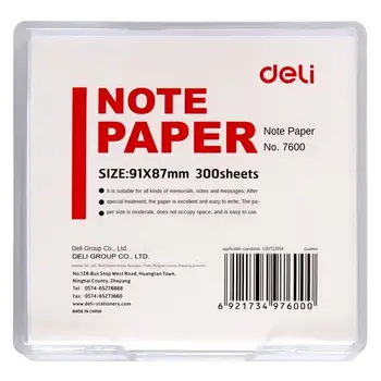 Post-it Note de Hârtie Hârtie Notă Cutie Albă Post-it Nota 91X87mm/300 Foi de Post-it Note de Hârtie de Birou Rechizite