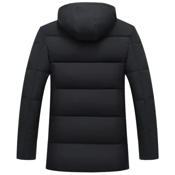 Moda Barbati jacheta haina de iarnă de sex masculin catifea termică haine parka bărbați în aer liber în jos hanorac slim casual, jachete paltoane windproof