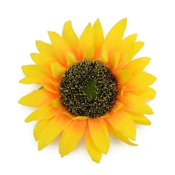 10buc 14cm Mari de Floarea-soarelui Cap de Mătase Artificială Flori pentru DIY Scrapbooking Coroană de flori Acasă Decor de Nunta Ieftine de Flori False