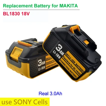 Nou Original 18V real 3000mAh Înlocuire Baterie Reîncărcabilă Pentru MAKITA Li-ion, Baterii pentru Unelte electrice LB1830