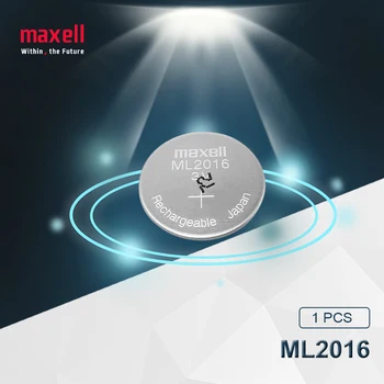 2pc Maxell Original ML2016 ML 2016 3v Li-Ion baterie Litiu-Ion Reîncărcabilă Monedă de Celule Buton RTC CMOS Baterie, Baterii