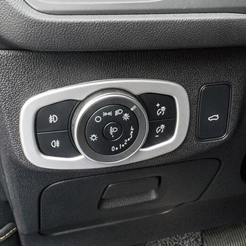 Pentru Ford Fiesta MK8 2017 2018 2019 2020 fibră de Carbon Auto Faruri Comutator de Reglare a Acoperi Tapiterie Auto accesorii Styling