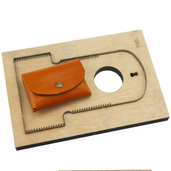 DIY pielărie titularul cardului de monedă pungă de cuțit de mucegai mor de tăiat mâna pumn instrument de model