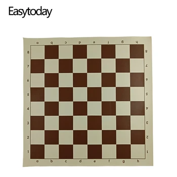 Easytoday Tabla De Șah Jocuri Piele Sintetica Sah Accesorii De O Parte De Șah Standard Internațional De Șah Bord