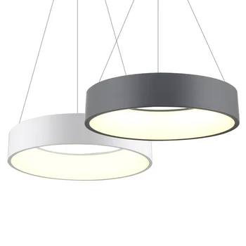 Nordic Acryl LED Lumini Pandantiv Cerc de design agățat lumini interior lampa bucatarie dormitor Living Sufragerie Acasă produsul lampa