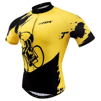 BATFOX Maneci Scurte jersey ciclism om mtb jersey anti-pilling ciclism tricou tricou de biciclete biciclete de sex masculin tricou maillot ciclismo hombre