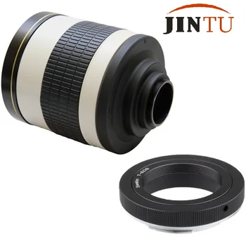 JINTU 500 mm/1000mm f/6.3 Super-Telefoto Oglindă Lentile + 2X TELECONVERTOR pentru NIKON D3400 D5500 D5600 D7200 D7500 D610 D810 D850