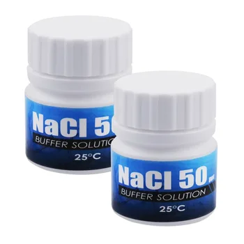 20mL Salinitate Metru NaCl 50 ppt Calibrare Soluție Tampon Monitor Standard (Set de 2 Sticle) Saltmeter Sare Apa de mare Tester