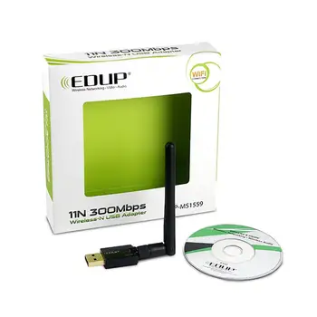 EDUP EP-MS1559 300Mbps 802.11 n Wireless USB Network Adaptor WiFi cu Antena USB Ethernet WiFi Receptor placa de Retea Accesorii