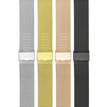 2020 de Moda din Oțel Inoxidabil Țese Milanese Apple Watch Band 38mm 40mm 42mm 44mm Metal Watchband pentru iWatch Serie 1/2/3/4