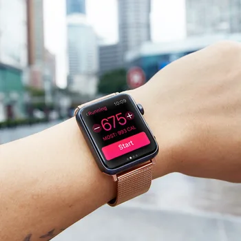 2020 de Moda din Oțel Inoxidabil Țese Milanese Apple Watch Band 38mm 40mm 42mm 44mm Metal Watchband pentru iWatch Serie 1/2/3/4