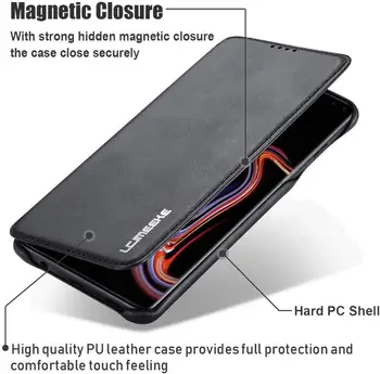 Pentru Samsung Galaxy S10 Lux Caz Ultra Subțire Folio Piele Magnetic Accesorii Telefon Mobil Acoperă pentru Samsung S10E Nota 10 Plus