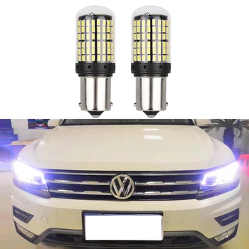 Luminos Alb 6000K Nici o Eroare 1156 P21W BA15S Becuri cu LED-uri Pentru Volkswagen VW Jetta IV MK6 2011-2016 2017 2018 Zi cu LED DRL