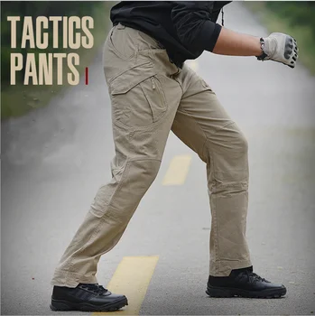 1X7 Bărbați în aer Liber naveta Urban Tactice Pantaloni Multi de Buzunar Multifunctional Pantaloni Impermeabil Pantaloni Casual, Sport