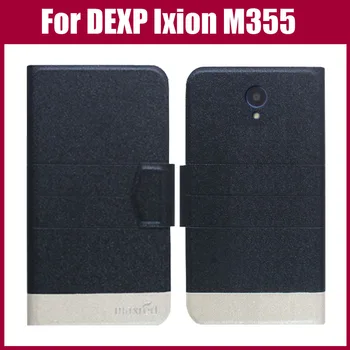 Vânzare Fierbinte! DEXP Ixion M355 Caz Nou de Sosire 5 Culori de Moda Flip Ultra-subțire Telefon din Piele Capac de Protecție