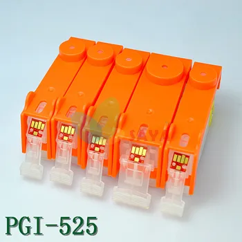 PGI525 Pentru Canon iP4850 iP4950 iX6550 MG5150 MG5250 MG6150 MG8150 MX885 MG5350 MG6250 MG8250 MG8170 de imprimare cu arc chip pgi-525