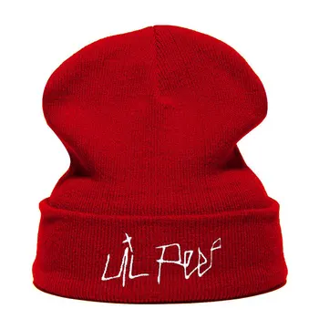 Lil Peep Beanie Broderie xxxtentacion Place lil.peep bărbați femei Tricot Capac Tricotate Pălărie Chelioși Cald Iarna Unisex Schi Hip Hop Pălărie