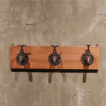 Creative uz casnic cârlig de perete de decorare arta de a face robinet vechi cârlig de decorare baie pandantiv artizanat din lemn