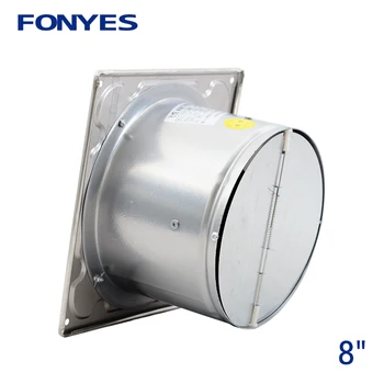 8 inch din oțel inoxidabil panou de fan ventilator industrial metal de perete hota ventilator de evacuare fereastra de bucatarie hota 200mm 220V