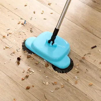 Mână-push mașină colector menaj sweeper mătură și un făraș set de uz casnic sweeper non-încărcat instrument de curățare