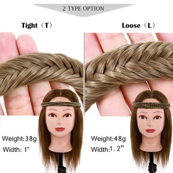S-noilite Fishbone Impletituri poftă de mâncare Elastic de Păr banda de Susținere Reglabilă Cu Curea Sintetica Femeie Stil de Păr Împletit Bentita Mesa