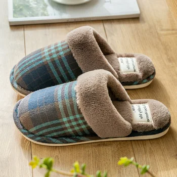 2020 Noi de Iarna Femei Pantofi Papuci Spuma de Memorie Confort Acasă Dormitor Căptușeală Lână Cald Aluneca pe Astupa Catâr Bărbați Interior Casa