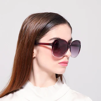 MIZHO 2020 Moda Oval ochelari de Soare Femei Supradimensionat Brand Design Vintage Culoare Negru Gradient Doamnelor Ochelari de Soare Clar Nuante UVA