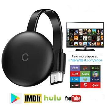G12 TV Stick Wireless compatibil HDMI WiFi Display Receptor 1080P forYouTube TV Dongle pentru Miracast, Airplay Android IOS, PC-ul