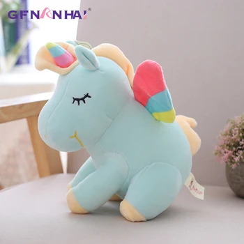 1 buc 55cm Colorate Drăguț Unicorn Cu Aripi jucărie de Pluș drăguț Copil Potoli setea Cal Unicorn Păpuși Umplute jucării Minunate pentru Copii