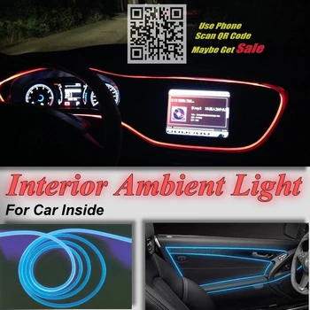 NOVOVISU Pentru Cadillac ATS Auto Interior Lumina Ambientala iluminare Panou Pentru Tunning Auto Interior Rece Refit Lumina Fibra Optica