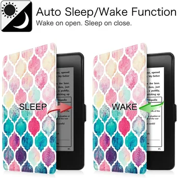 Kindle Paperwhite 7 Gen de Caz pentru Kindle Paperwhite 2012/2013//2017 Acoperă cu Somn/Wake Auto dedicat pentru Kindle Paperwhite 3/2/1