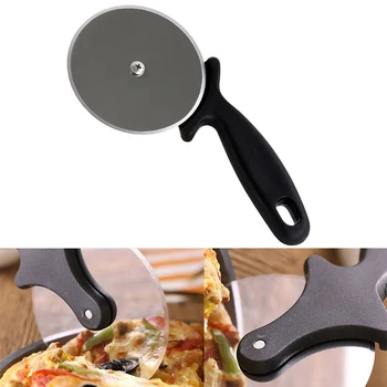 Bucatarie Pizza Cutter Îngroșat Din Oțel Inoxidabil, De Formă Rotundă Mâner De Plastic Roller Roată De Tăiere Pizza Cuțit De Bucătărie Accesorii