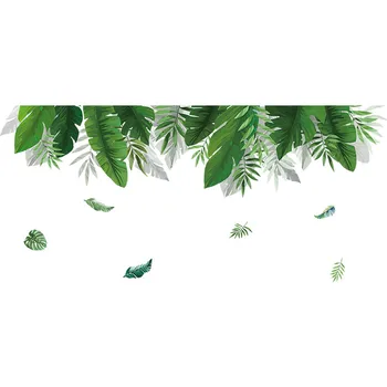Usa de perete Autocolante DIY Plajă Tropicală Frunze de Palmier Autocolant de Perete Moderne Poster de Arta Vinil Decal Perete Tapet Decor Acasă