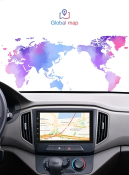 Podofo 2 Din Android Radio Auto GPS Bluetooth Audio Stereo WIFI FM USB 2Din Auto Autoradio Pentru VW, Nissan, Hyundai, toyota CR-V KIA
