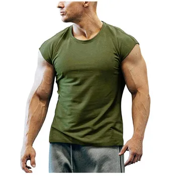 2020 Noua Moda pentru Bărbați Tricou Bărbați vară Respirabil Maneci Scurte Fi20tness Culturism Mens t-shirt de formare Top Casual M-3XL