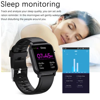 LIGE Sport Ceas Inteligent Bărbați smartwatch Femei IP68 rezistent la apa de Înot de Sănătate Tracker HD LED de Culoare Ecran Tactil Complet de Fitness ceas