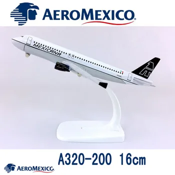 16CM 1:400 Scară Airbus A320-200 model de aterizare Aeronave AEROMEXICO Mexicana airways Avion W bază din aliaj turnat sub presiune avion de Jucărie