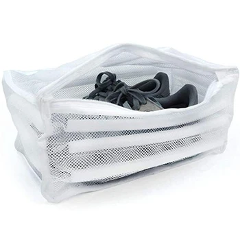 Pantofi de Spălat Geanta pentru Mașini de Spălat de Protecție Pantofi Lenjerie de Călătorie cu Ochiuri Mari Saci de curățare Clasificate Haine Sac de Rufe