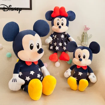 35cm/45cm/55cm Disney Mickey Mouse de Pluș Jucării de Desene animate Minnie Păpuși de Pluș Fete Băiat Ziua de Nunta Kawaii Cadouri Jucarii pentru Copii