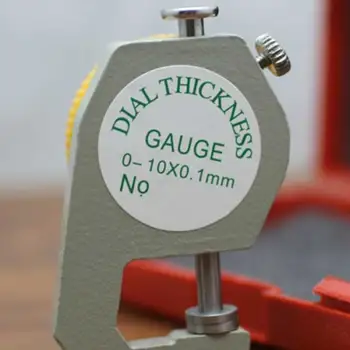0-10mm Indicator cu Cadran de Buzunar de Calibru de Grosime Instrument de Măsurare pielărie