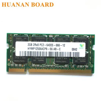 DDR2 2G 2GB 2Rx8 PC2-6400S Laptoop RAM DDR2 2G 2GB 800MHz PC2 6400S Notebook memorie Laptop Hynix chipset