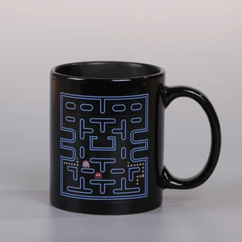 Creativ de Schimbare a Culorii Cana 330ml Lacom joc Snake Sensibile la Căldură Ceramice Drinkware Pentru Ceai Lapte Cafea Cani Cana