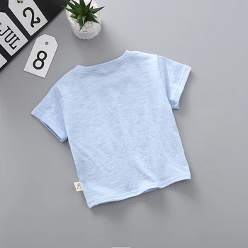 Copil Fată Băiat de Vara cu Maneci Scurte de Cauzalitate Tricou 2020 Fete Tricouri Copii din Bumbac Haine pentru Copii T-shirt LZ689