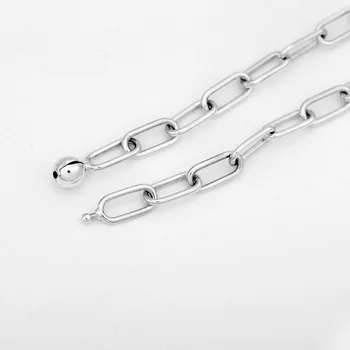 Original Link-ul Lanț de Șarpe Model Circular Incuietoare Colier De Argint 925 Șirag de mărgele Brățară Pandora Bijuterii DIY