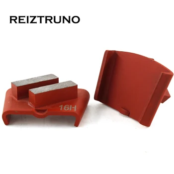 Reiztruno 1 bucată de Bandă Dublu Pantofi Dreptunghi Dublu Segmente HTC Diamond Tools Pentru Beton și Mozaic Podea