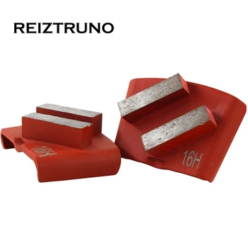 Reiztruno 1 bucată de Bandă Dublu Pantofi Dreptunghi Dublu Segmente HTC Diamond Tools Pentru Beton și Mozaic Podea