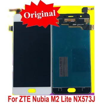 Cel mai bun Lucru Original, Display LCD Touch Screen Digitizer Asamblare + cadru Pentru ZTE Nubia M2 Lite / M2 Tineret NX573J Sticlă Senzor