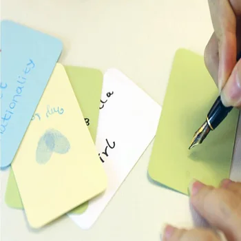 100buc DIY Card de Culoare Memo Pad Gol Ambarcațiuni de Hârtie Mesaj de Birou Școală Acasă Papetărie Studiu Lable Marcaj Notebook DIY Notepad