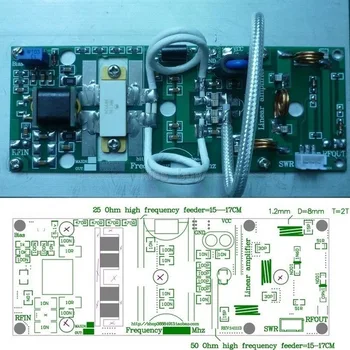 DIY KITURI de 100W FM VHF 80MHZ -170 Mhz RF Putere Amplificator amp Bord AMP KITURI cu MRF9120 tub Pentru Ham Radio